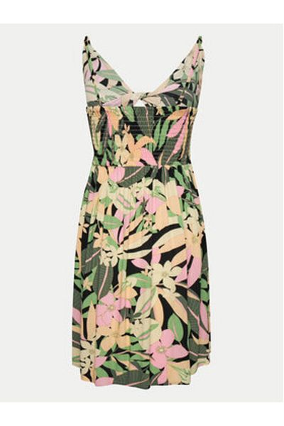 Roxy Women's Summer Dress multicolor ROXY-ERJWD03787-KVJ6 ANTHRACITE PALM SONG