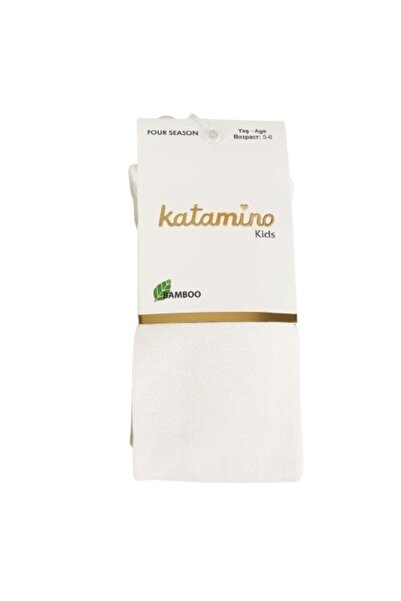 Skygo Mirabel Kız Bambu Külotlu Çorap K30207 Krem