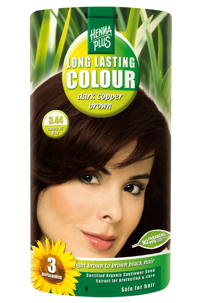 Hennaplus Vopsea de par permanenta Hennaplus fara parabeni Long Lasting Colou...