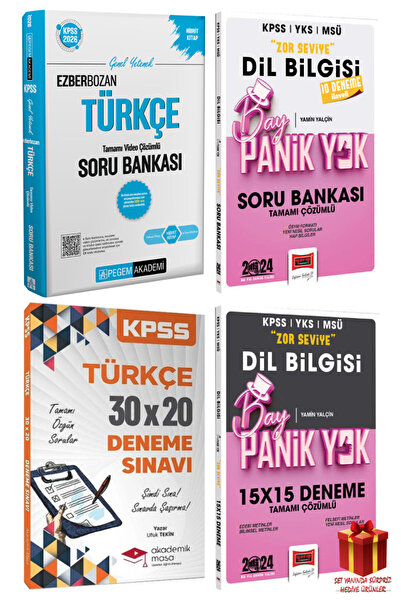 Pegem Akademi Yayıncılık 2026 Pegem KPSS Ezberbozan Türkçe Soru Bankası+Dil B...