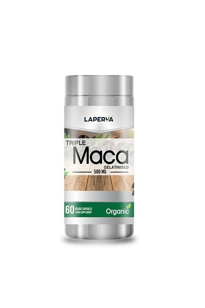 Laperva Triple Organic Maca, 500 Mg, 60 Veggie Capsules, Increase Sexual Desire In Men And Women