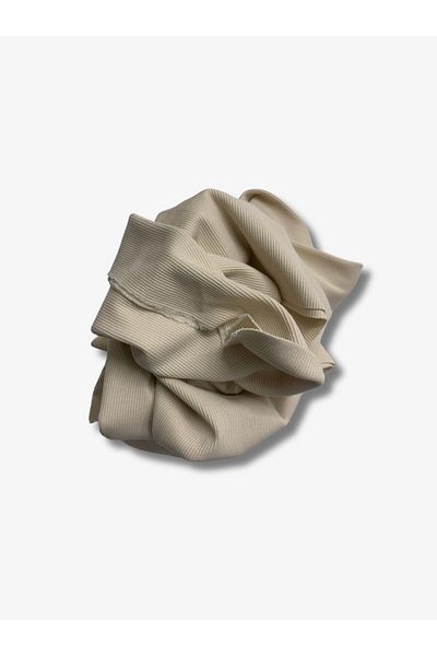 Yiğit Kumaş Camisole (Ribana) Fabric, Piece 100X140 cm Cream