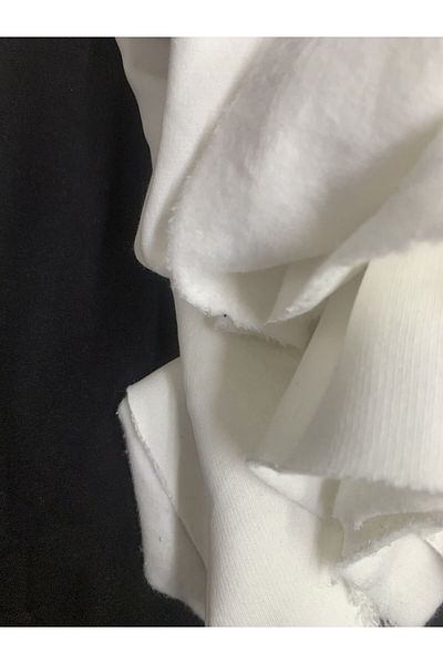 Yiğit Kumaş Raised 3 Yarn Fabric Piece 75X170 cm White