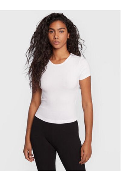 Gina Tricot Tricou damă 17957 Alb