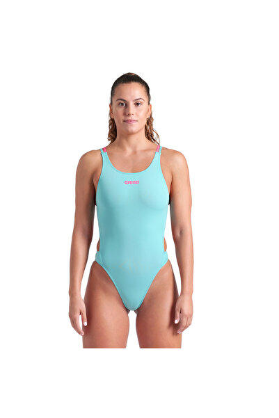 ARENA Swimsuit Tech Multi Solid Kadın Beyaz Yüzücü Mayosu 008054890
