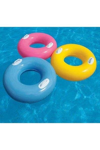 Intex Inflatable Hi-Gloss Swim Floating Tube Ring