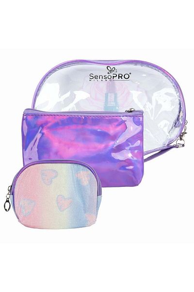 SensoPRO Milano Paletă fard de pleoape Cosmetics - Voyage Glow, set de 3 bucăți