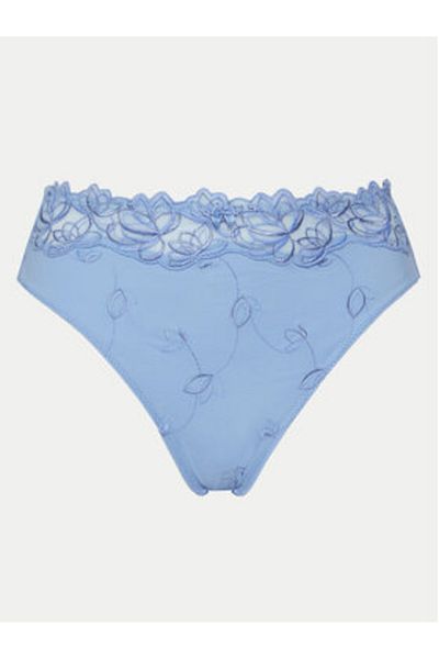 Hunkemöller Chiloți clasici cu talie înaltă pentru femei hunkemoller 301190 albastru deschis