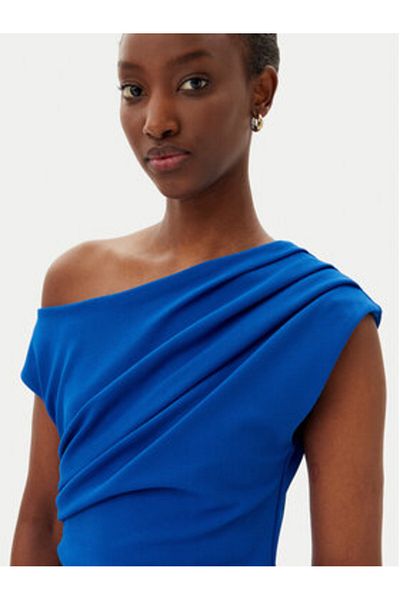 RINASCIMENTO Rochie de cocktail pentru femei CFC0019898002 albastră