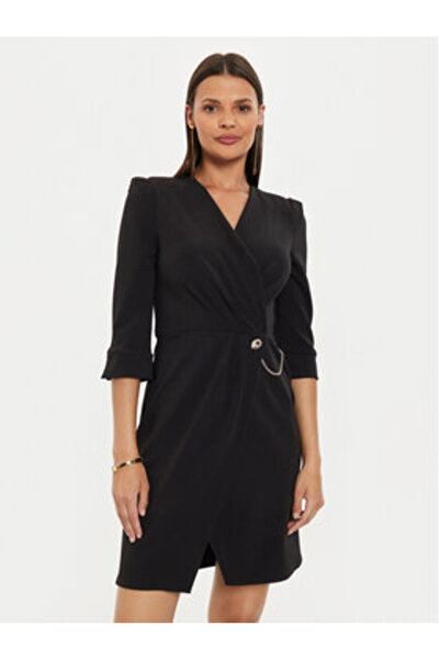 RINASCIMENTO Rochie de cocktail pentru femei CFC0019592002 Negru