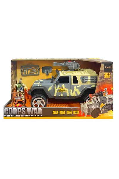 Art Tone Eli̇vara Military Off-Road Vehicle 6676A with Sound and Light 3+