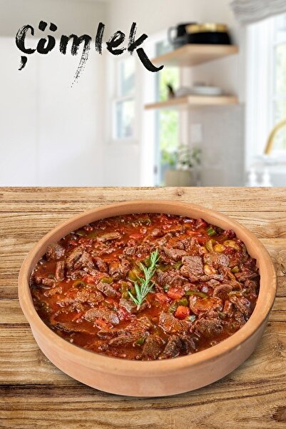 ERATEC Taş Fırın Uyumlu-yuvarlak Güveç Kabı ''31x5'' Çömlek Tava