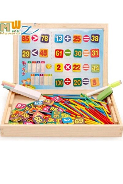 BabyCara Magnetic Wooden Math Toys Number Math Teaching Aids Game Counting Sticks Box Set Educational Toys