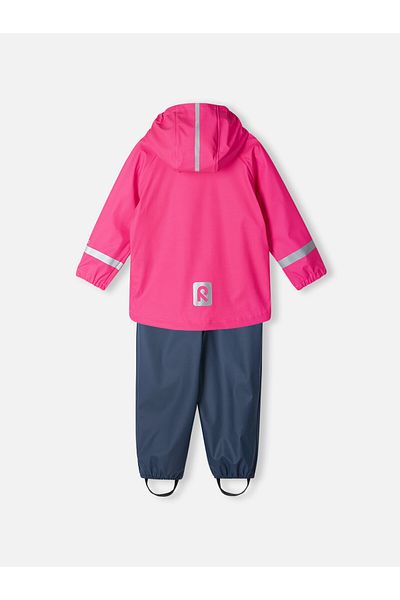Reima Set impermeabil pentru fete 5100021A bleumarin, roz