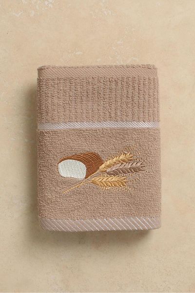 Ellia Soft Prosop de mână și față brodat Afrodisias 40x70 cm |   Dote și prosoape de bucătărie