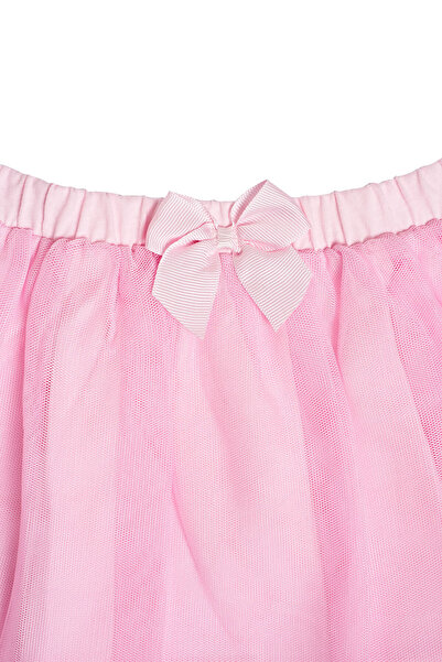 Miny Center Kalp Desenli Tişört- Tütü Etekli Kız Bebek 2'li Set