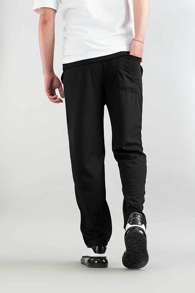 bombe Men's Fabric Canvas Blended Comfortable Fit Bagy Pants Fabric Belted Drawstring Lycra Pants