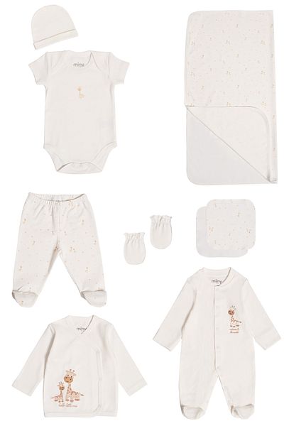 Miny Center Unisex Baby Hospital Release with Giraffe Figure