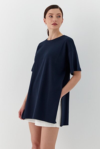 Shopping Shop Tricou oversize cu fante LACI