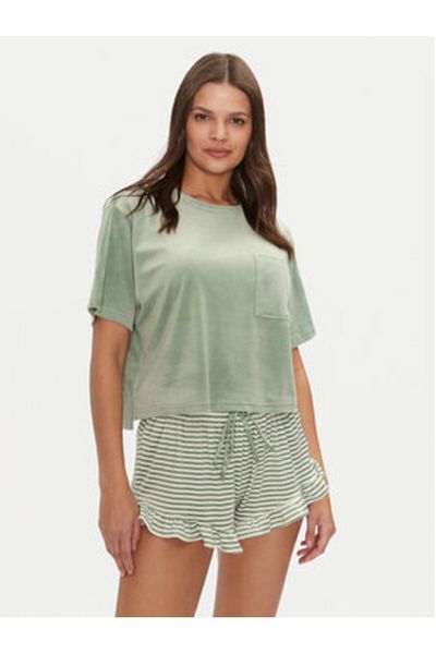 Hunkemöller hunkemoller Women's Pajama Top 206518 Green