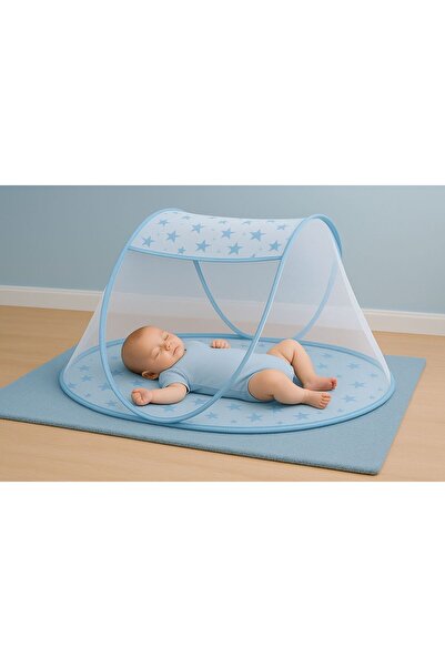 kidszone Katlanabilir Bebek Cibinliği Taşınabilir Sinek Engelleyici Bebek Çoc...