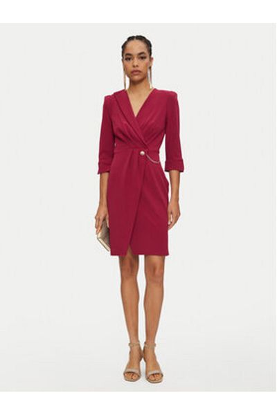 RINASCIMENTO Women's Cocktail Dress CFC0019592002 Burgundy