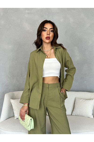 Nesil Oversize Modal Kadın Gömlek