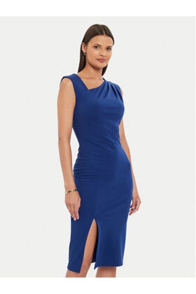 RINASCIMENTO Rochie de cocktail pentru femei CFC0119761003 albastră
