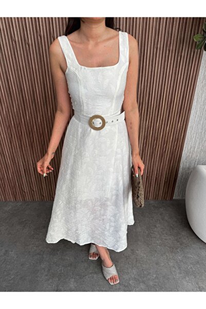 ESRAHELVACI Φόρεμα με χοντρό λουράκι