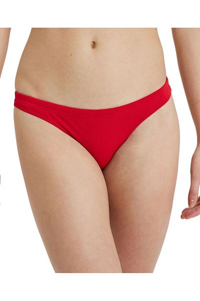 ARENA Women's Team Swim Bottom Solid/Red Women's Bikini Bottom