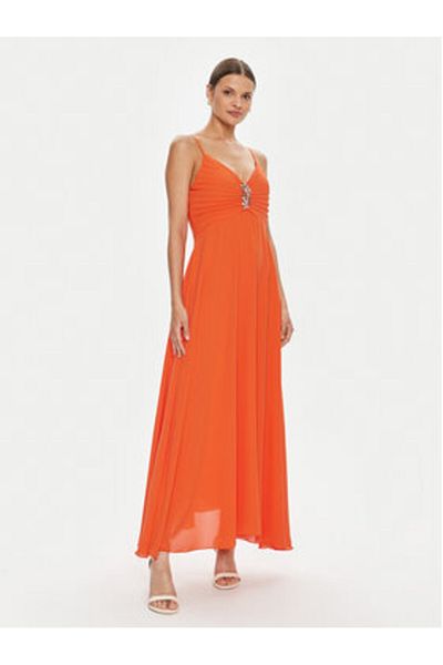 RINASCIMENTO Rochie de seară pentru femei CFC0119076003 B181 Portocaliu