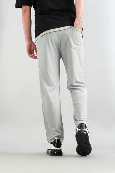 bombe Men's Fabric Canvas Blended Comfortable Fit Bagy Pants Fabric Belted Drawstring Lycra Pants
