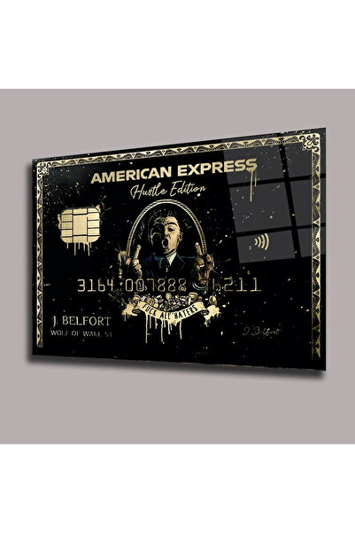Glassual Art AMEX (AMERİCAN EXPRESS) CAM TABLO PCT0959