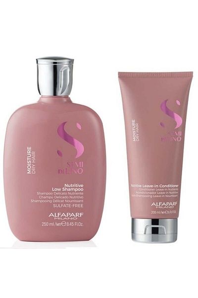 Alfaparf Milano Set Alfaparf Semi Di Lino Moisture Nutritive cu șampon 250 ml + balsam 200 ml, Set