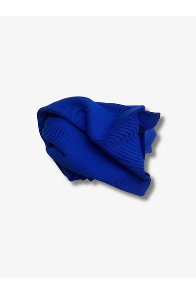 Yiğit Kumaş Camisole (Ribana) Fabric, Piece 55X140 cm Blue