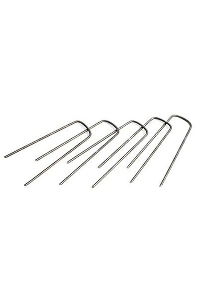 SGTT Set 40 bucati cuie metalice pentru fixare folie antiburuieni 4x15cm