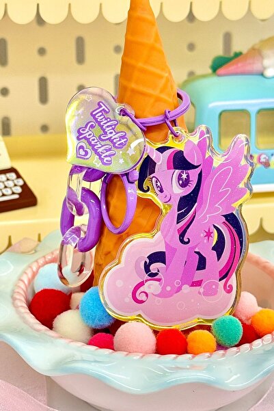 Miniso My Little Pony Lisanslı Lazer Akrilik Anahtarlık