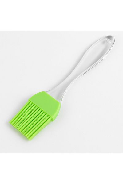zola Silicone brush, for the kitchen, resistant from -40 to +180 degrees Celsius, 22 cm, green