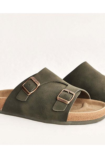 Chirpy Women's Double Buckle Summer Single Strap Slippers
