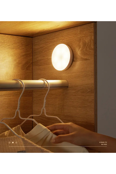 jvx JV-1867 Usb Şarjlı Hareket Sensörlü Led Lamba Duvar Dolap Merdiven İçin Hareket Algılayıcı Led Işık