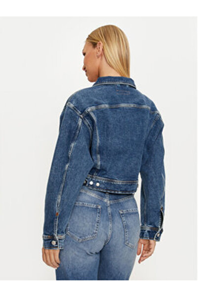 Replay Jachetă denim pentru femei W7Z1 .000.759 53D Albastră