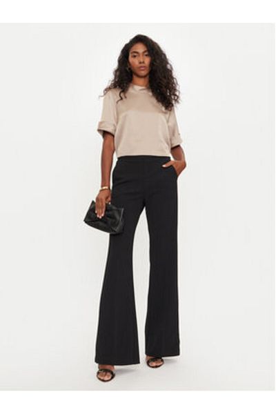 Imperial Pantaloni din material textil pentru femei P3E9IAW negri