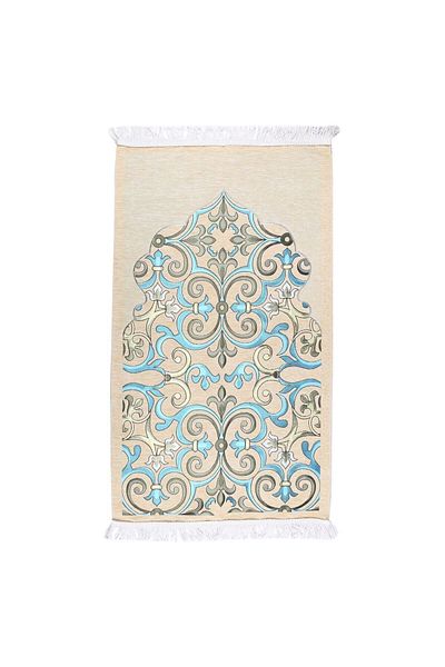 MANASEK Polyester Prayer Mat (68 X 116 Cm)