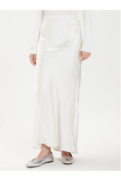 Gina Tricot Fustă maxi pentru femei 22969 albă
