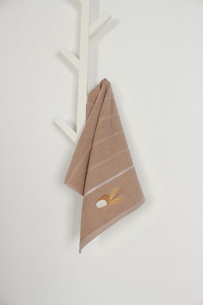 Ellia Soft Prosop de mână și față brodat Afrodisias 40x70 cm |   Dote și prosoape de bucătărie