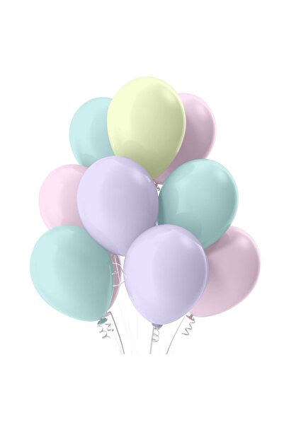 Ropet Set 25 baloane latex, pastel, 25cm, Ropet