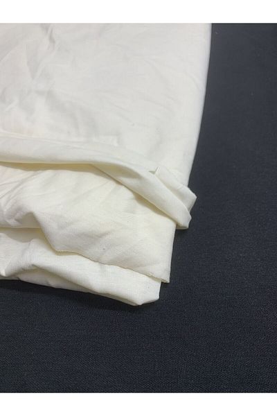 Yiğit Kumaş Cream Single Jersey Fabric, Piece 240X150 cm