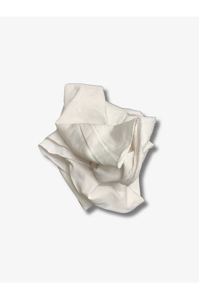 Yiğit Kumaş Cream Tok Single Jersey Fabric, Piece 80X190 cm
