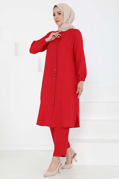 TOFİSA Judge Collar Double Suit Red - 27183