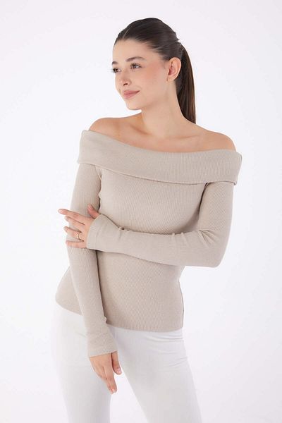TOFİSA Blouse Beige - 26127